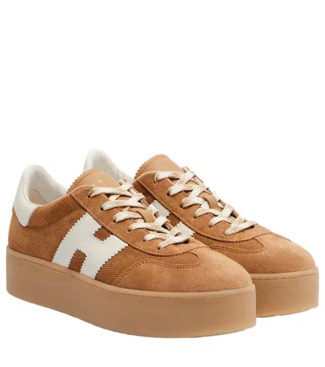 Hogan H698 suede platform sneakers