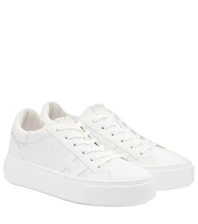 H705 Allacciato H leather platform sneakers