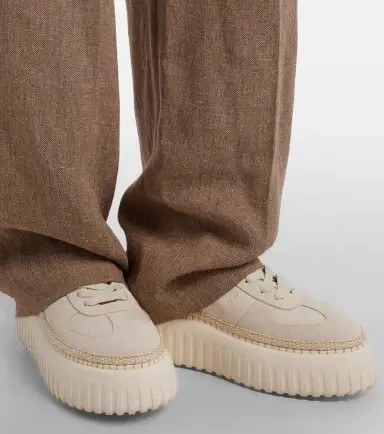 Hogan H710 H-Stripes leather and suede platform sneakers | Thumbnail 6 Hogan H710 H-Stripes leather and suede platform sneakers | Thumbnail 6