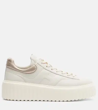 Hogan H-Stripes leather platform sneakers | Thumbnail 4