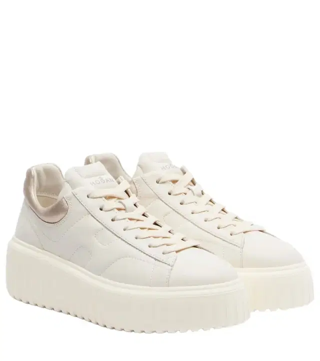 Hogan H-Stripes leather platform sneakers
