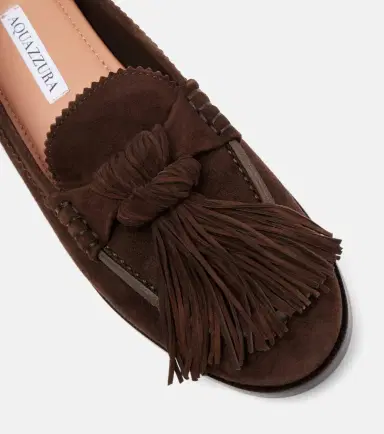 Aquazzura Freddie fringed suede loafers | Thumbnail 3 Aquazzura Freddie fringed suede loafers | Thumbnail 3