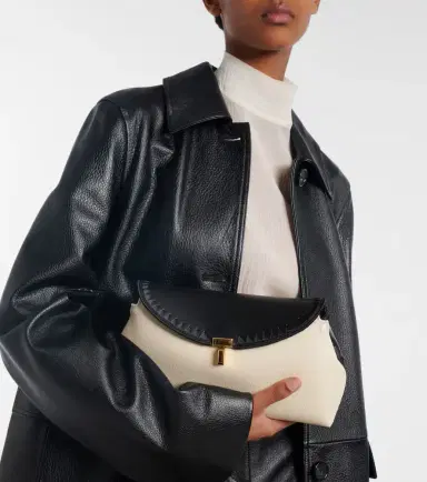Toteme T-lock leather clutch | Thumbnail 4 Toteme T-lock leather clutch | Thumbnail 4