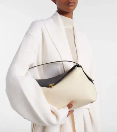 Toteme T-Lock embroidered leather tote bag | Thumbnail 4 Toteme T-Lock embroidered leather tote bag | Thumbnail 4