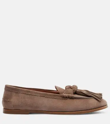 Aquazzura Freddie suede loafers | Thumbnail 4
