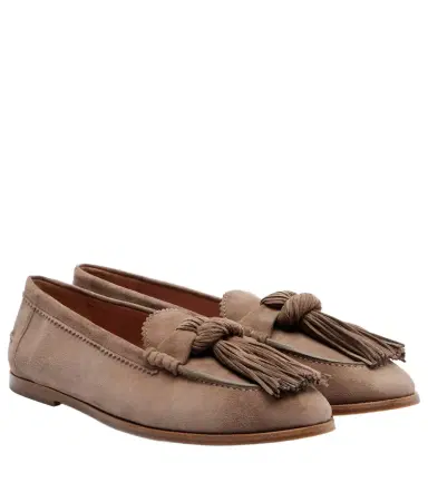 Aquazzura Freddie suede loafers | Thumbnail 1