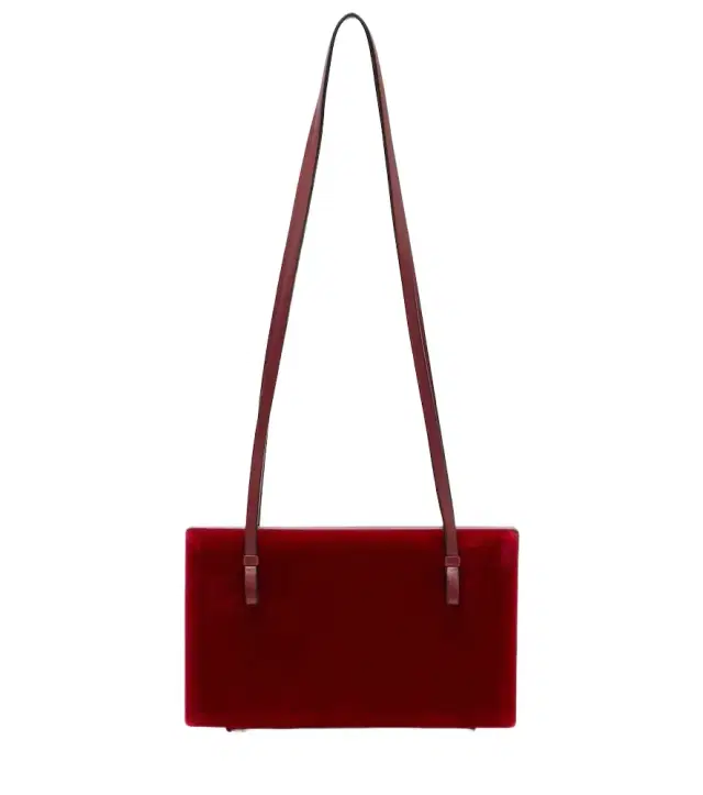 Cocktail velvet shoulder bag