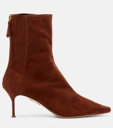 Aquazzura Saint Honoré 65 suede ankle boots | Thumbnail 3
