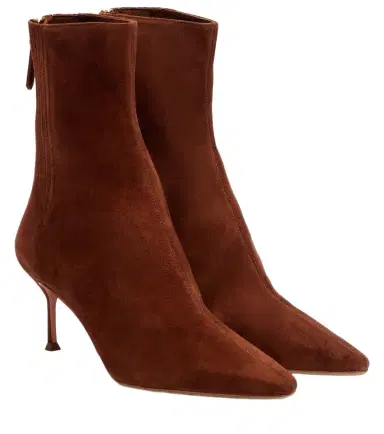 Aquazzura Saint Honoré 65 suede ankle boots | Thumbnail 1
