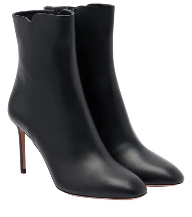 Aquazzura Sellier 85 leather ankle boots