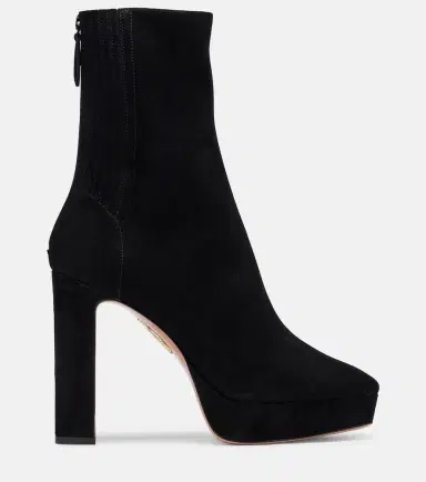 Aquazzura Martine 110 suede platform ankle boots | Thumbnail 3 Aquazzura Martine 110 suede platform ankle boots | Thumbnail 3