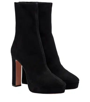 Aquazzura Martine 110 suede platform ankle boots | Thumbnail 1 Aquazzura Martine 110 suede platform ankle boots | Thumbnail 1