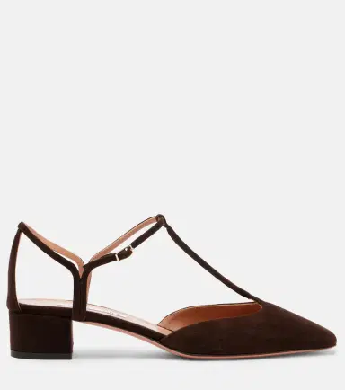 Aquazzura Sorbonne 35 suede pumps | Thumbnail 2 Aquazzura Sorbonne 35 suede pumps | Thumbnail 2