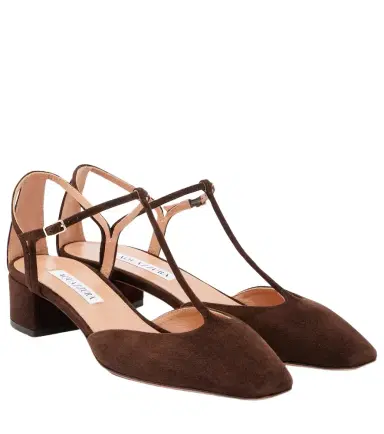 Aquazzura Sorbonne 35 suede pumps | Thumbnail 1 Aquazzura Sorbonne 35 suede pumps | Thumbnail 1