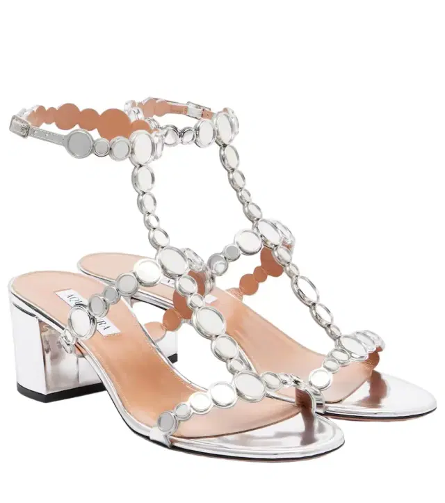 Aquazzura Afterglow 50 leather sandals