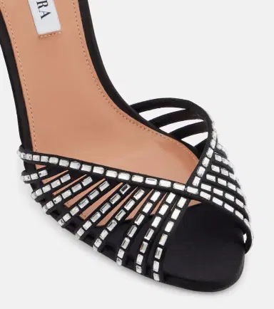 Aquazzura Hold Me 85 crystal-embellished sandals | Thumbnail 2 Aquazzura Hold Me 85 crystal-embellished sandals | Thumbnail 2