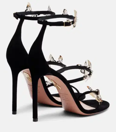 Aquazzura Papillon Sauvage 105 suede sandals | Thumbnail 2 Aquazzura Papillon Sauvage 105 suede sandals | Thumbnail 2