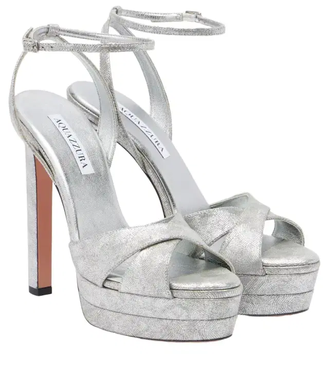 Aquazzura Divine 130 platform sandals