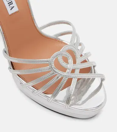 Aquazzura Sweetheart leather platform sandals | Thumbnail 2