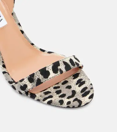 Aquazzura So Nude 85 canvas slingback sandals | Thumbnail 3