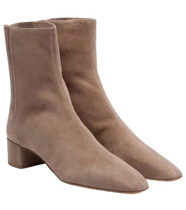 Aquazzura Saint Honoré 35 suede ankle boots