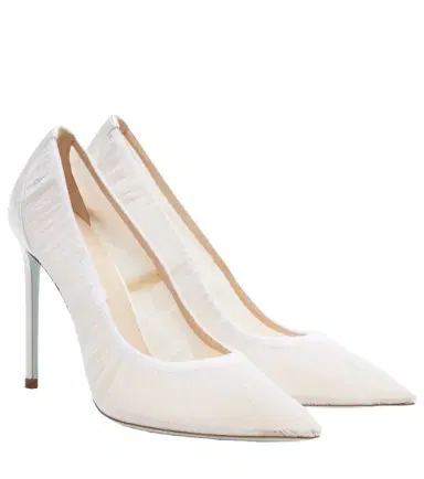 Aquazzura Voile 105 satin-trimmed tulle pumps | Thumbnail 1