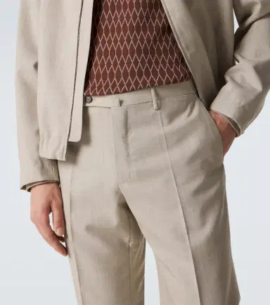 Slowear Virgin wool slim pants | Thumbnail 3 Slowear Virgin wool slim pants | Thumbnail 3