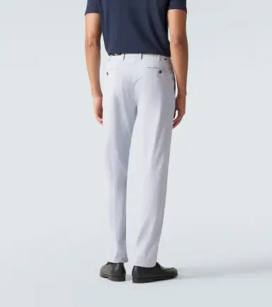 Slowear Cotton and silk slim pants | Thumbnail 2