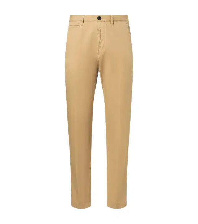Cotton and linen slim pants