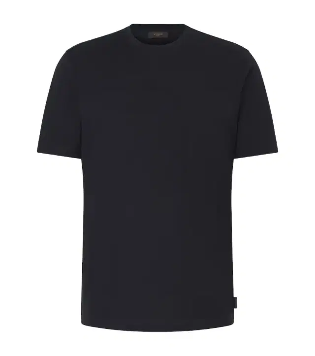 Cotton and silk jersey T-shirt