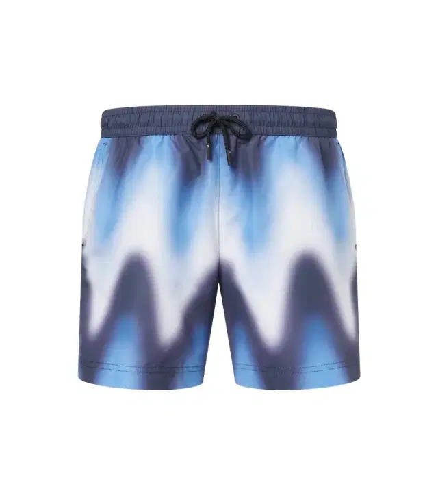 Commas Printed swim trunks
