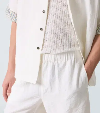 Commas Crochet-trimmed Bermuda shorts | Thumbnail 4 Commas Crochet-trimmed Bermuda shorts | Thumbnail 4