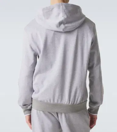 Brioni Cotton-blend zip-up hoodie | Thumbnail 4