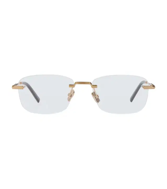 DiorBlackSuitO S27U square glasses