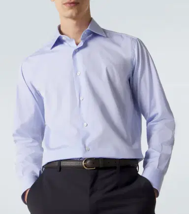 Brioni William cotton Oxford shirt | Thumbnail 4 Brioni William cotton Oxford shirt | Thumbnail 4