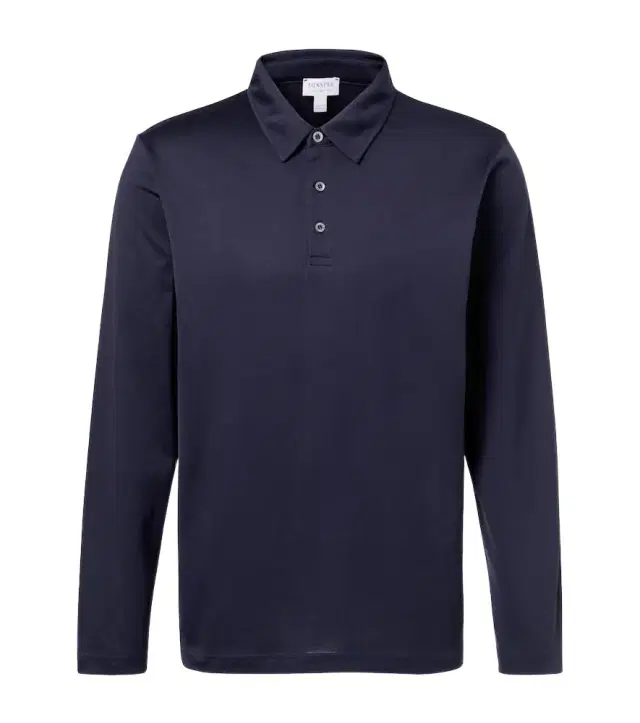 Cotton jersey polo shirt