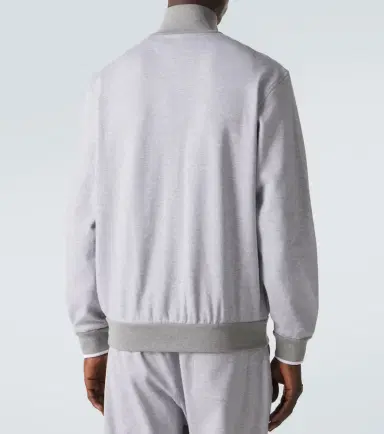 Brioni Cotton-blend track jacket | Thumbnail 5 Brioni Cotton-blend track jacket | Thumbnail 5