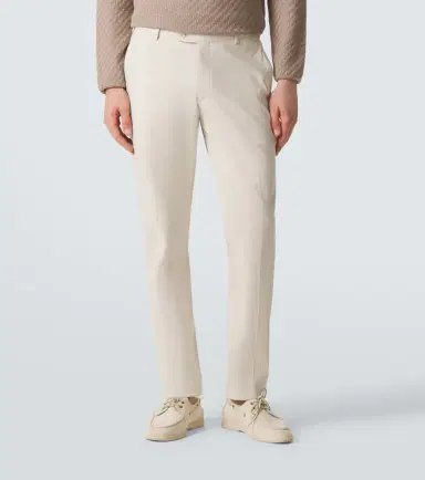 Brioni Cotton-blend straight pants | Thumbnail 4