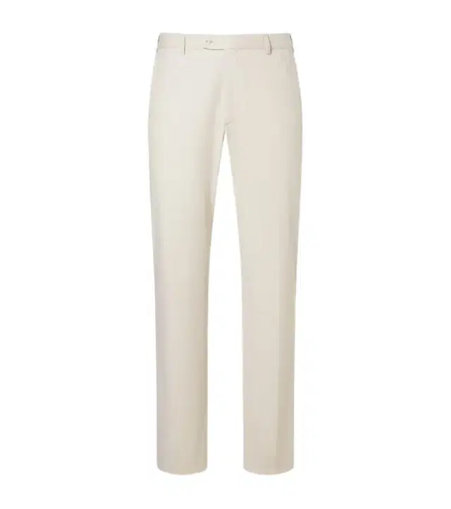 Brioni Cotton-blend straight pants