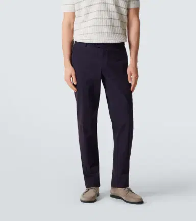 Brioni Pienza cotton-blend straight pants | Thumbnail 2 Brioni Pienza cotton-blend straight pants | Thumbnail 2