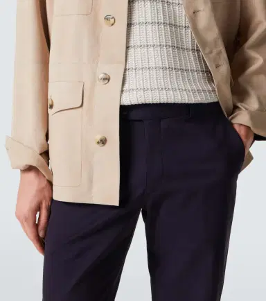 Brioni Pienza cotton-blend straight pants | Thumbnail 5 Brioni Pienza cotton-blend straight pants | Thumbnail 5