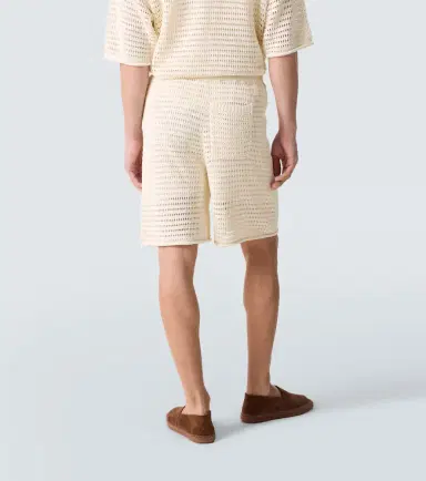 Commas Crochet floral-appliqué open-knit Bermuda shorts | Thumbnail 3 Commas Crochet floral-appliqué open-knit Bermuda shorts | Thumbnail 3