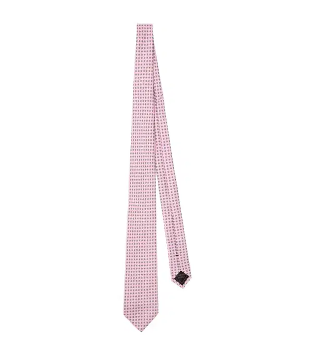 Brioni Printed silk twill tie
