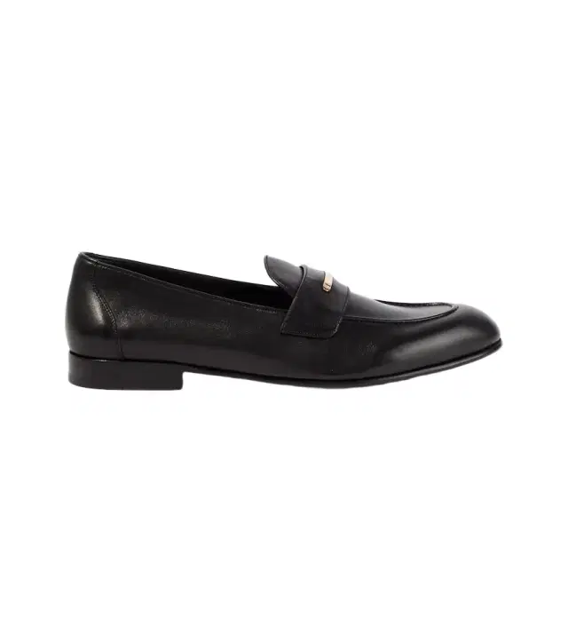 Brioni Appia leather penny loafers