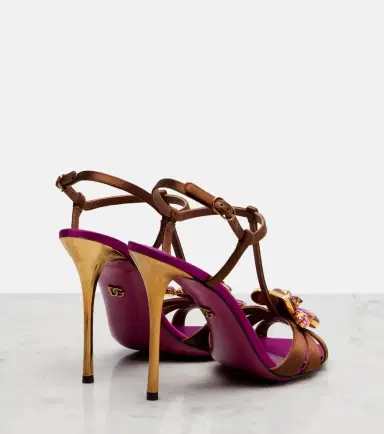 Dolce & Gabbana Keira 2.0 embellished satin sandals | Thumbnail 4 Dolce & Gabbana Keira 2.0 embellished satin sandals | Thumbnail 4