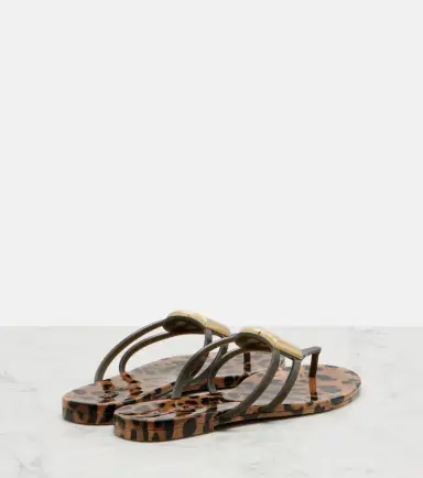 Dolce & Gabbana DG leopard-print thong sandals | Thumbnail 3