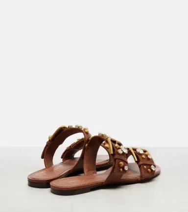 Dolce & Gabbana Embellished leather sandals | Thumbnail 2 Dolce & Gabbana Embellished leather sandals | Thumbnail 2