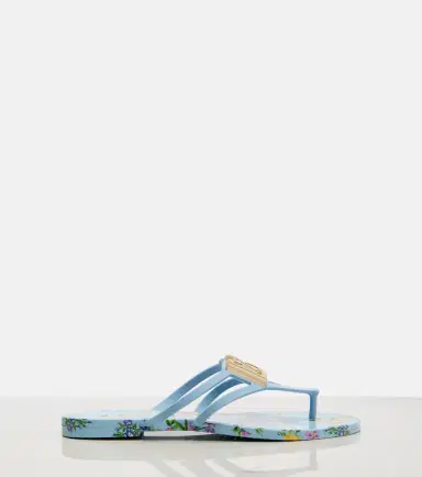 Dolce & Gabbana Floral thong sandals | Thumbnail 2