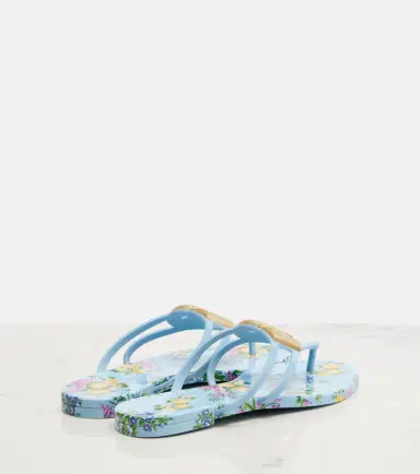 Dolce & Gabbana Floral thong sandals | Thumbnail 3