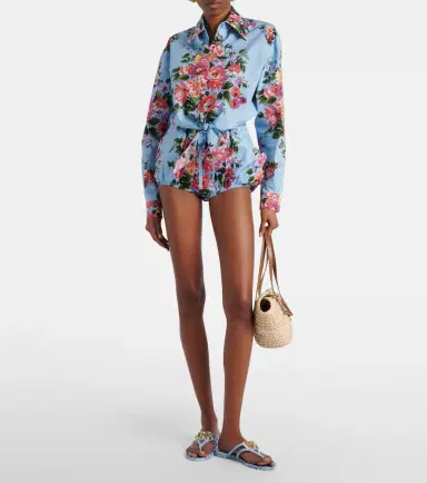 Dolce & Gabbana Floral thong sandals | Thumbnail 6